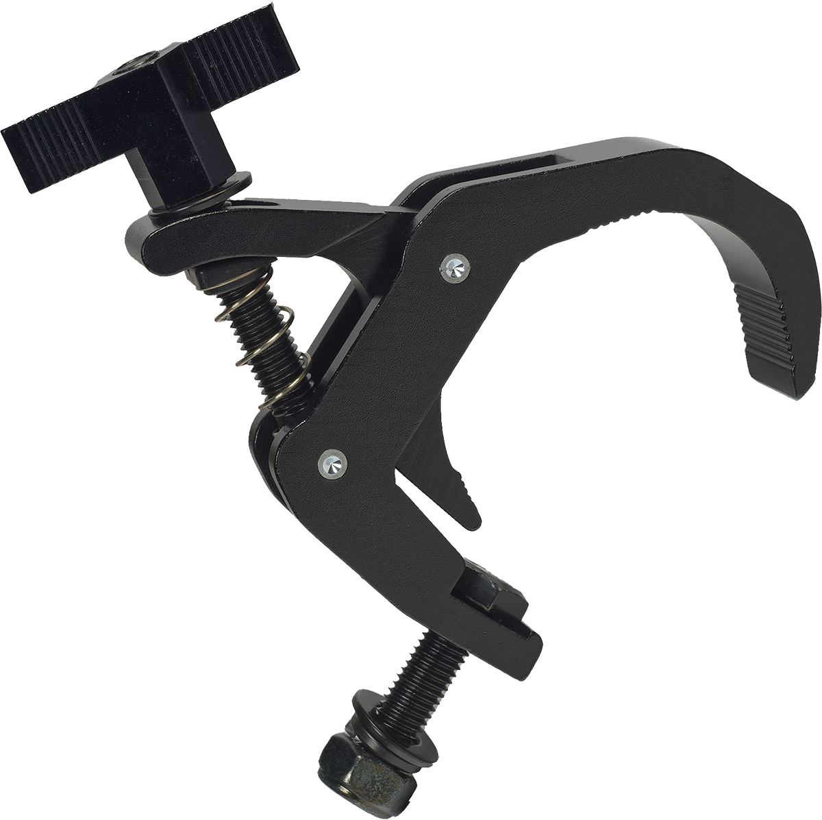 Black universal hook - Hexagonal nut