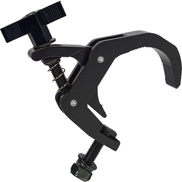 Black universal hook - Hexagonal nut