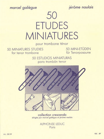 5 études miniature pour trombone ténor