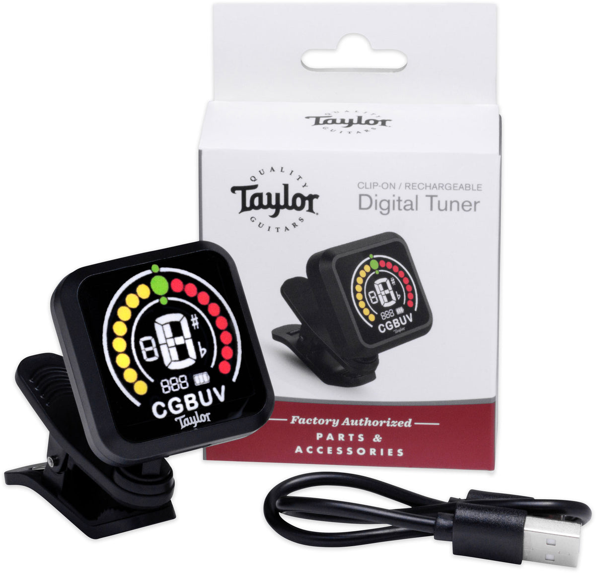 Taylor Digitale tuner K9 Oplaadbare batterij