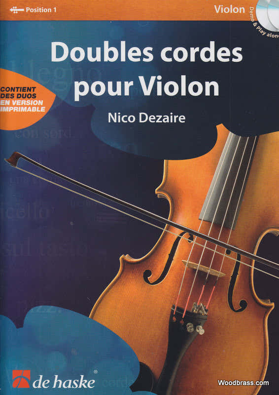 Dezaire Nico - Dubbele grepen voor viool + CD