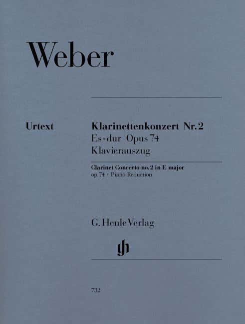 Weber C.M.V. - Klarinetconcert nr. 2 in Es groot Op. 74