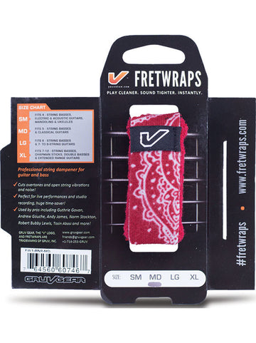 FretWraps Rode Bandana - Groot