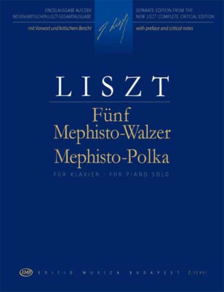 EMB (Editio Musica Budapest) Liszt F. - Five Mephisto Walzer & Mephisto Polka - Piano