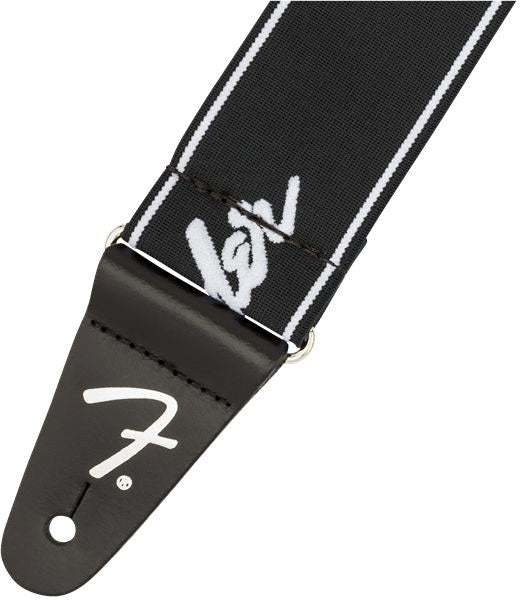 Weighless 2" Running Logo Riem Zwart/Wit