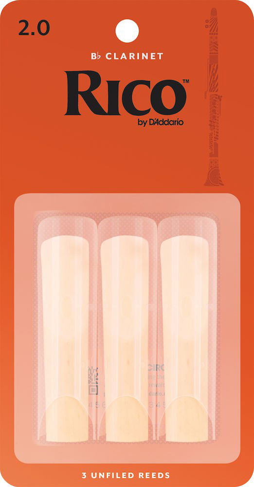 D'addario - Rico RICO ORANGE BB CLARINET REEDS 2