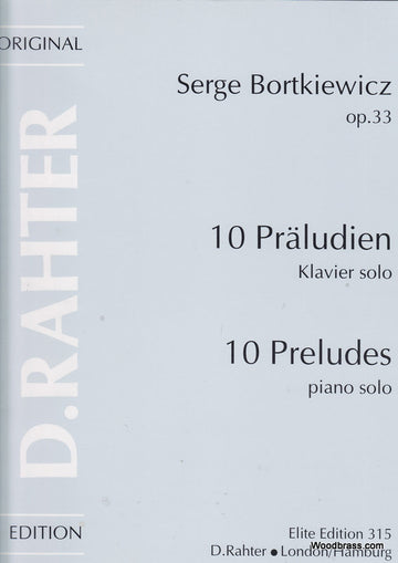 BORTKIEWICZ S. - 10 PRELUDES OP.33
