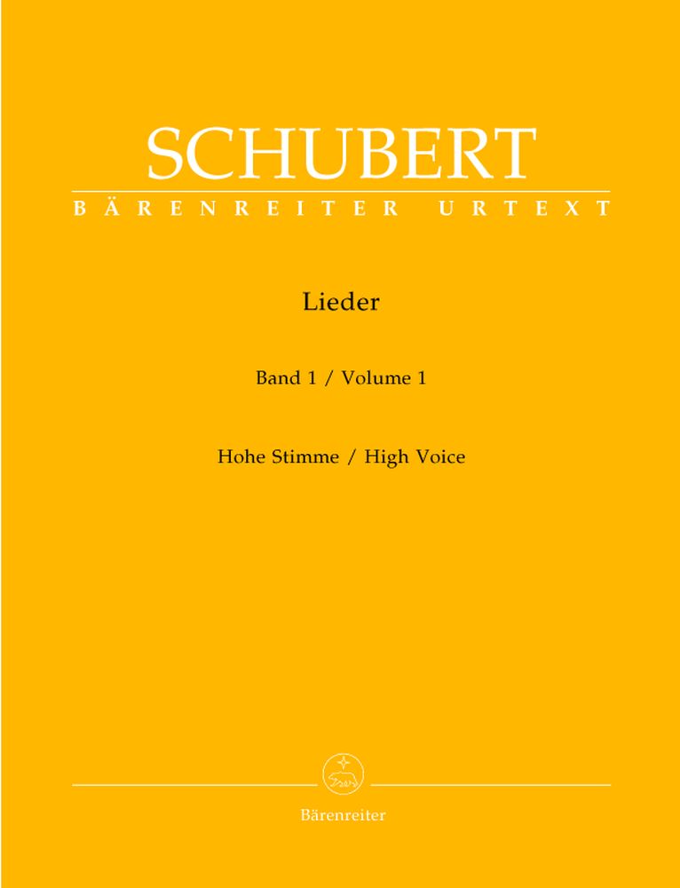 Barenreiter Schubert Franz - Lieder Vol.1 - Voix Haute Piano