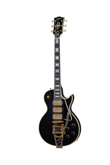 Les Paul Custom 1957 Heruitgave 3-elementen Bigsby Licht verouderd ebbenhout CSHR