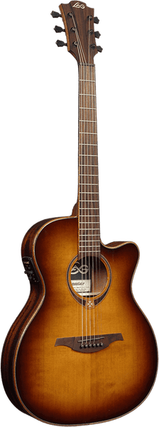 Lâg Tramontane T118ASCE Auditorium Slim Cutaway Elektro Bruine Schaduw