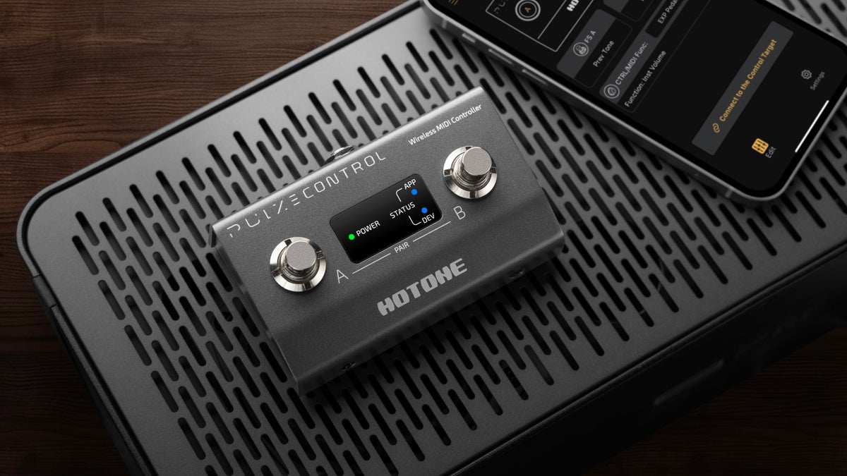 EC-2 Pulze Control MIDI-voetschakelaar