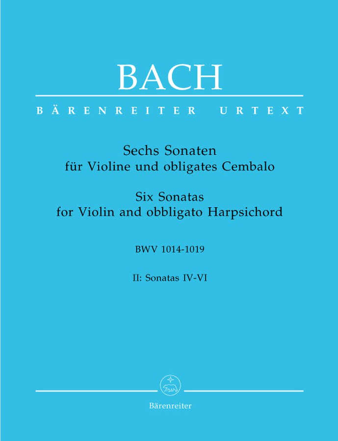 J.S. - 6 Sonates Vol.2 Bwv 1017 1018 1019 - Violon Clavecin