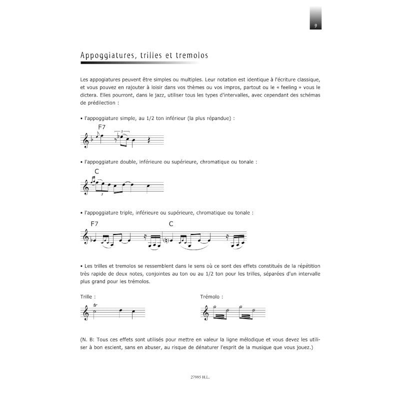 Pellegrino Michel - Methode De Clarinette Du Swing Au BE-bop + CD