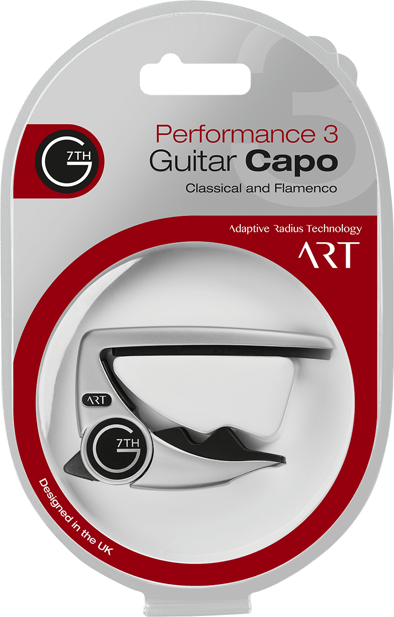 PERFORMANCE 3 ART CLASSICAL GUITAR SILVER