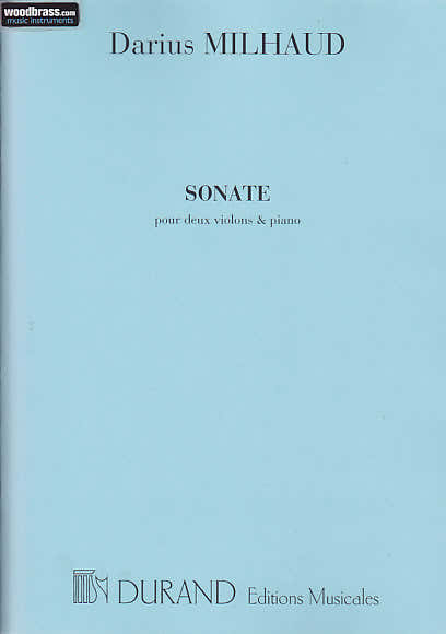 Milhaud Darius - Sonate 2 Violons / Piano