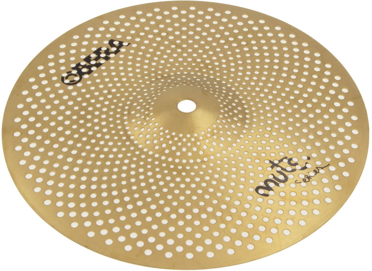 Obera Cymbals Mute 10" Splash - Silent Cymbal - Brass Finish