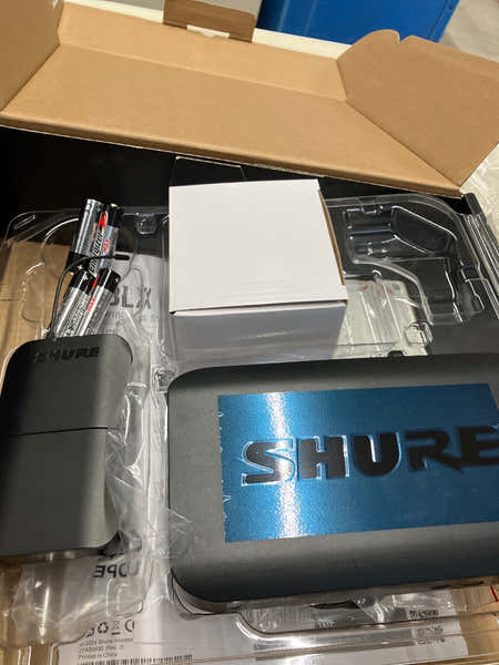 Shure Eenvoudig HF-systeem dasspeldmicrofoon - B-Stock