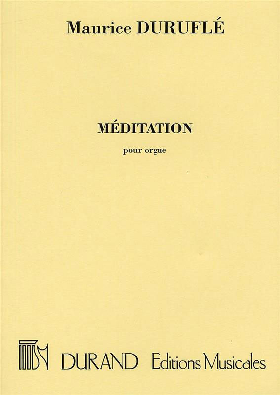 Durand DURUFLE M. - MEDITATION - ORGUE