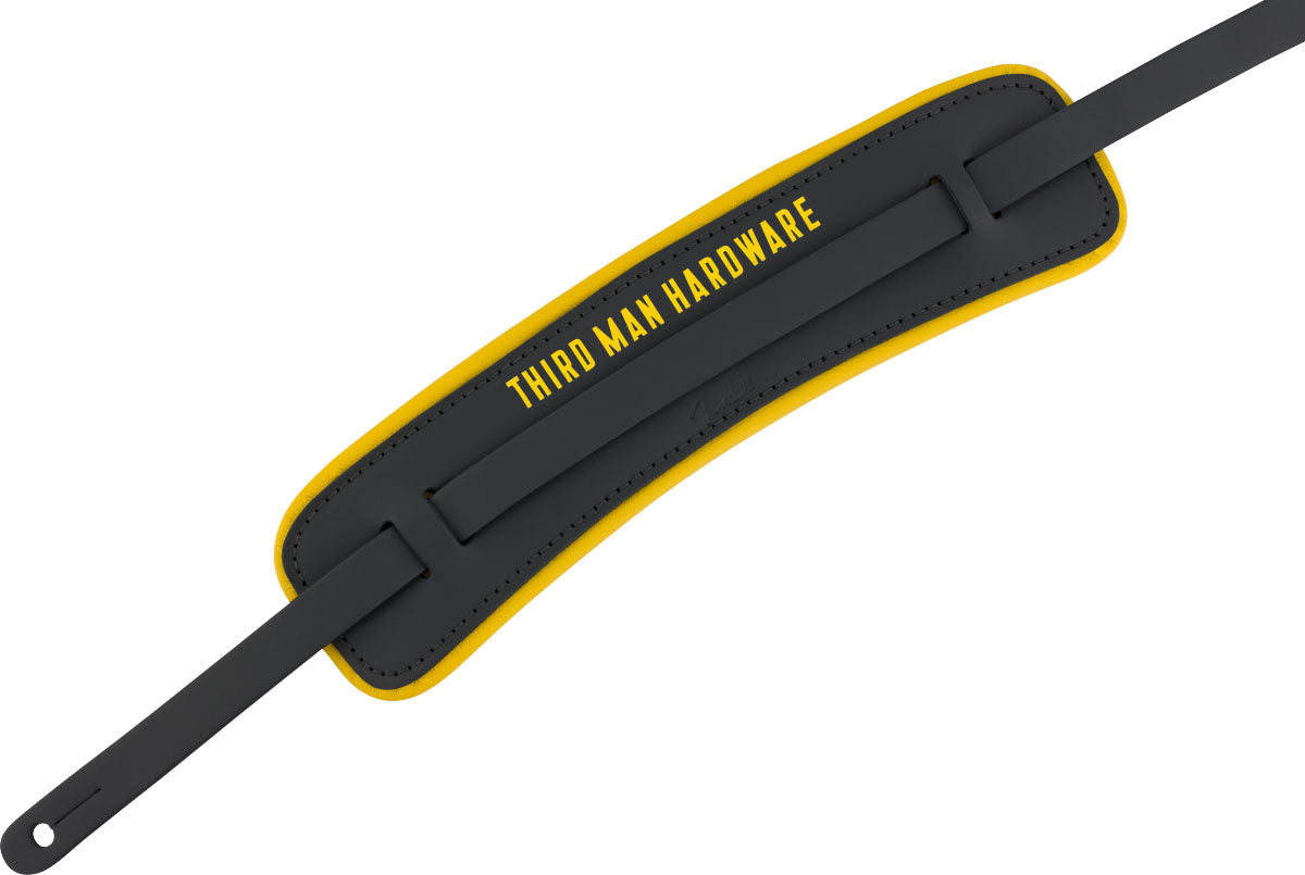 Fender x Third Man Hardware Leren band Zwart/Geel