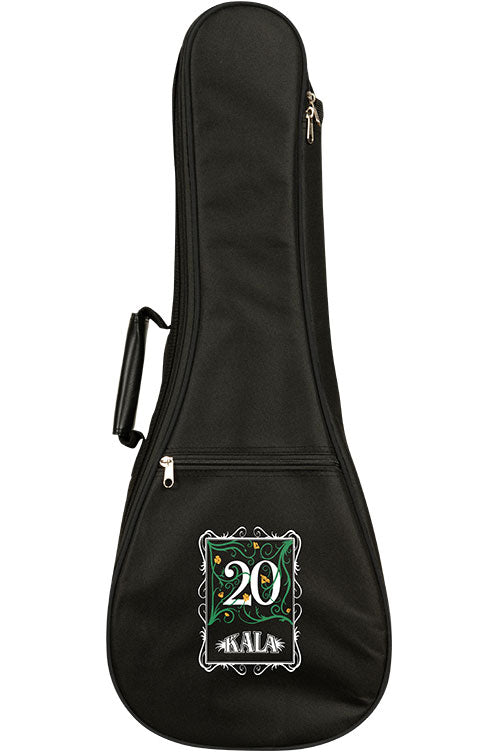 20th Anni Massief Sparrenblad/Gewolkt Sapele Bariton met Hoes