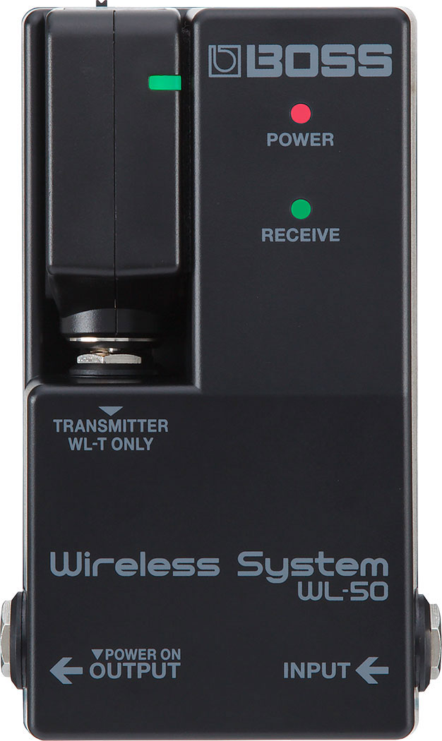 Boss WL-50 WIRELESS SYSTEM VIRTUAL CABLE PEDALBOARD SYSTEM 65FT RANGE