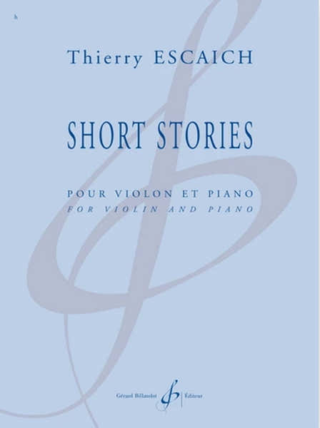 Billaudot Escaich Thierry - Short Stories - Violon et Piano