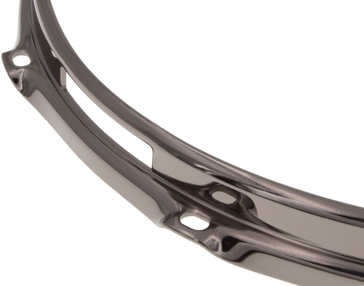 HS23-13-8SBK - 13" 8 Holes Snare Side Black 2.3mm S-Style Triple Flange Drum Hoop