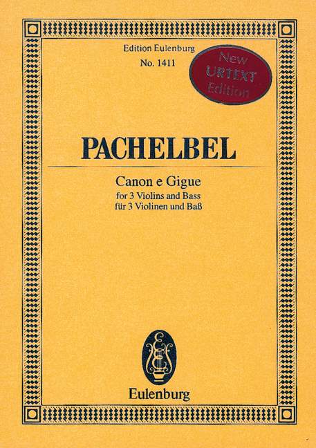 Pachelbel Johann - Canon en gigue - 3 violen en basso continuo
