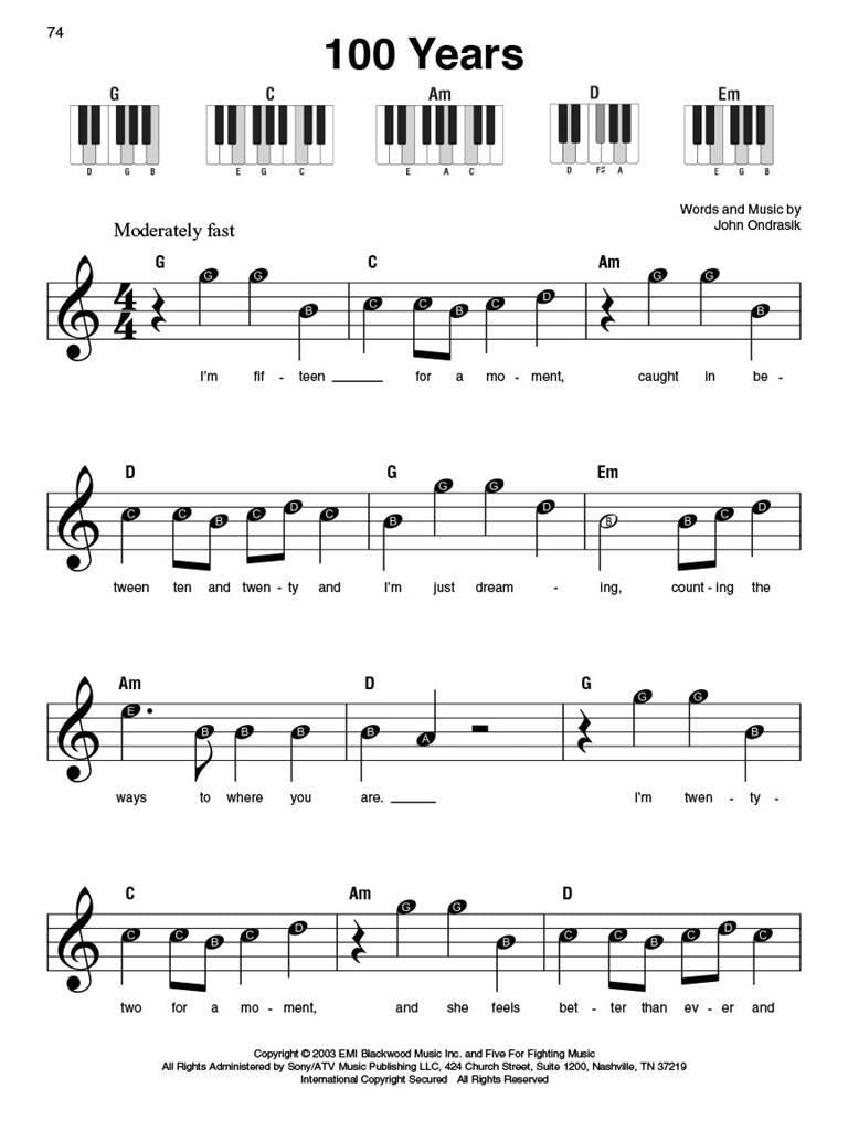Hit Songs - Super Easy Songbook
