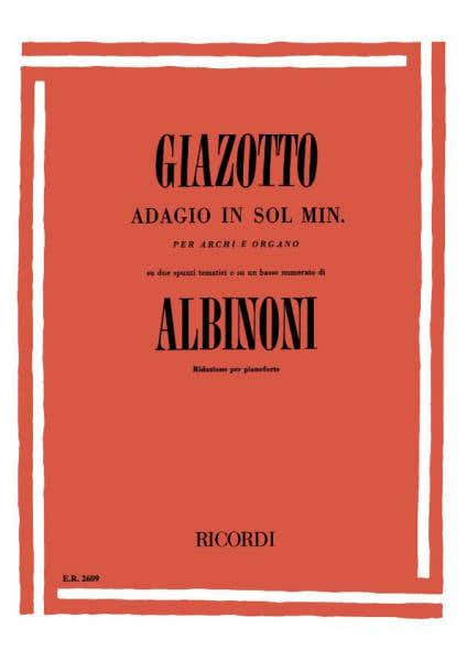 Albinoni T. - Adagio In Sol Min - Piano
