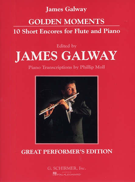 Schirmer GOLDEN MOMENTS 10 SHORT ENCORES FOR FLUTE AND PIANO