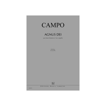 Campo - Agnus Dei Choeur D'enfants - Voix Ou Choeur