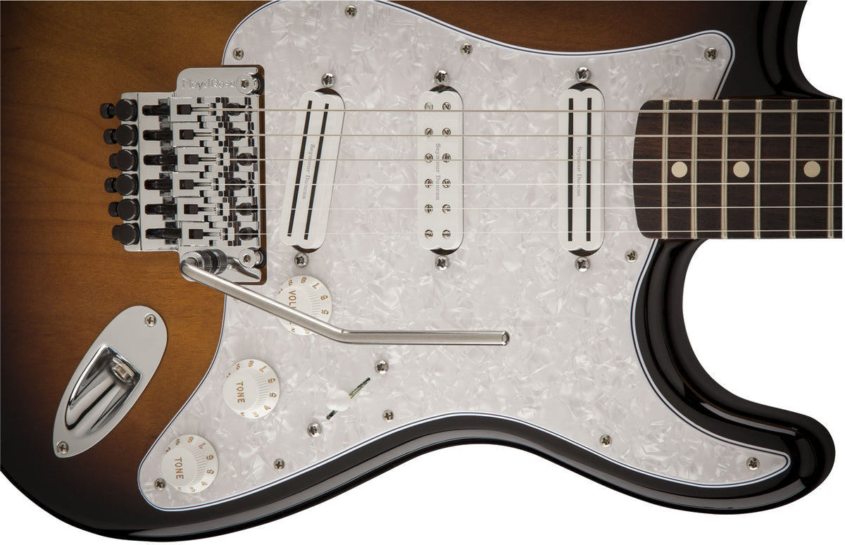Stratocaster Signatuur Dave Murray RW 2-kleurige Sunburst