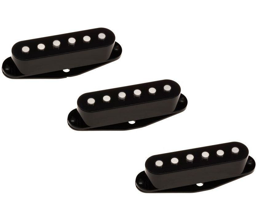 Dimarzio DM2001BK Kap voor Noiseless Single-Coil Set 3 Delig Zwart