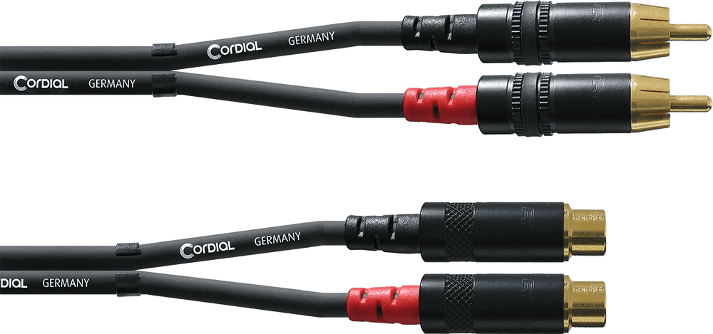 Audiokabel RCA Mannelijk/Vrouwelijk 3 M