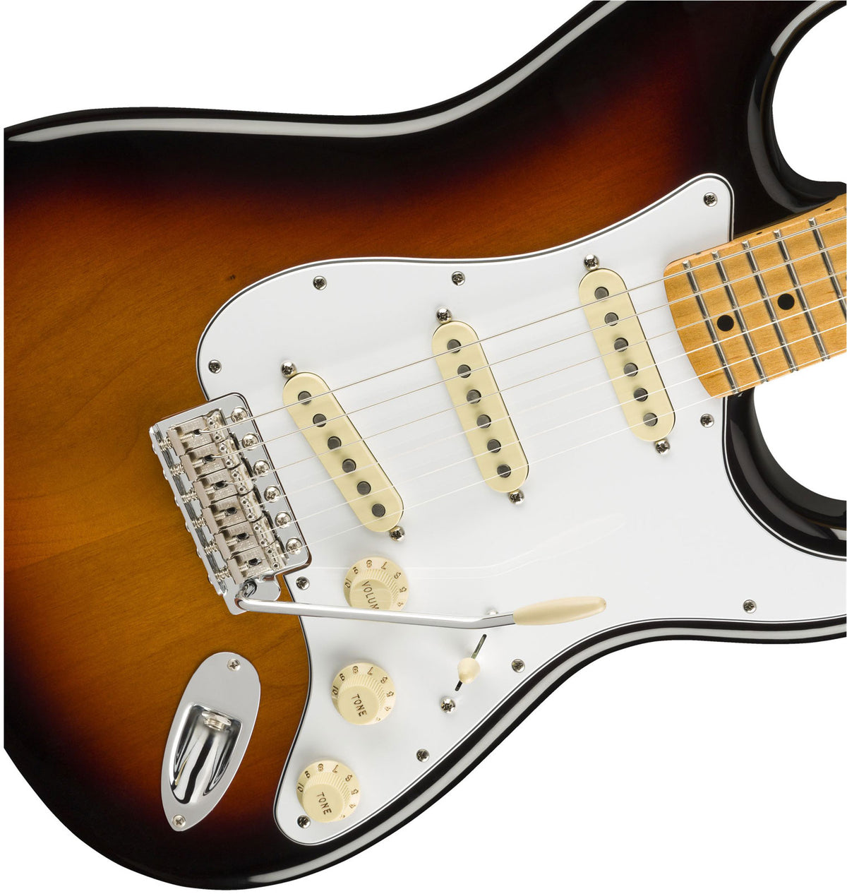 Stratocaster Signatuur Jimi Hendrix MN 3-kleurige Sunburst