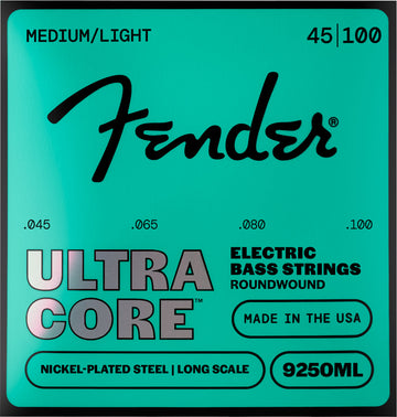 Ultracore bassnaren, vernikkeld staal, kogeleinde, 9250ML 45-100, (4)