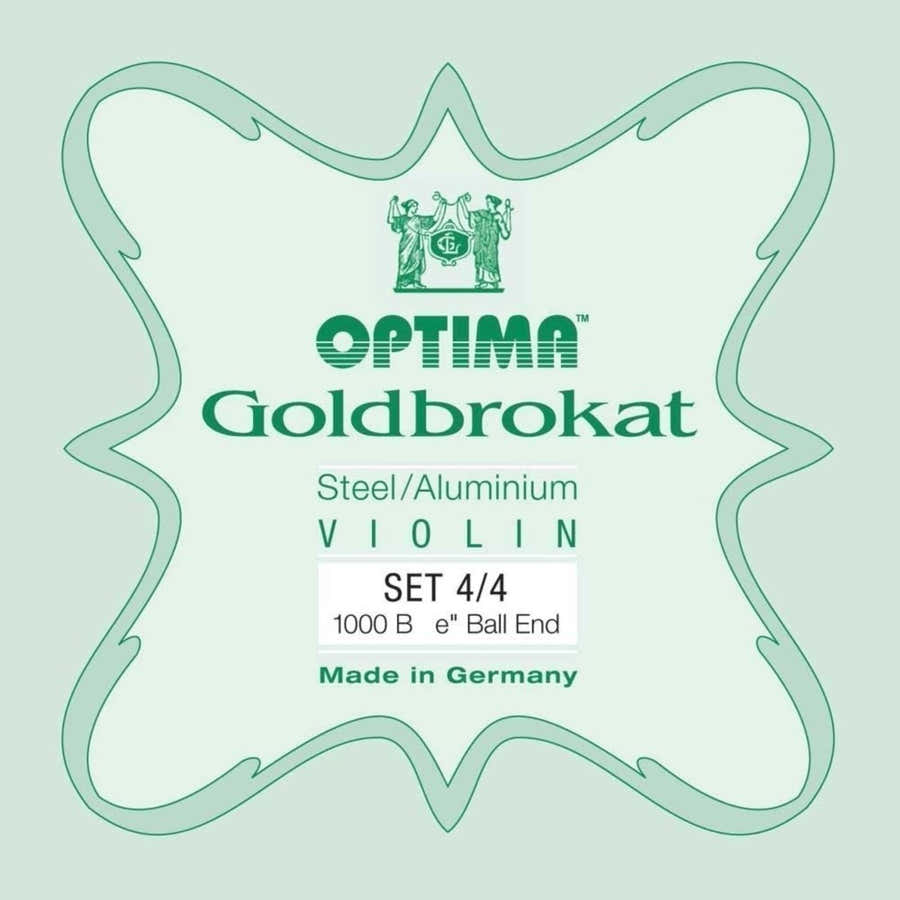 STRINGS OPTIMA VIOLIN LENZNER GOLDBROKAT VIOLIN SET 4/4 1000B