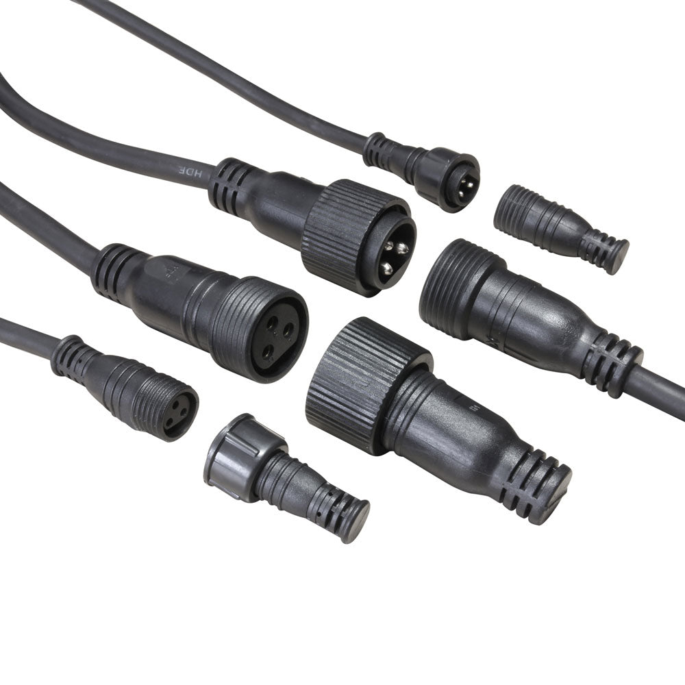 OUTDOOR PAR TRI 12 IP 65 - BUITEN PAR TRI COLOUR LED 12 X 3 W RGB MET ZWARTE DOOS