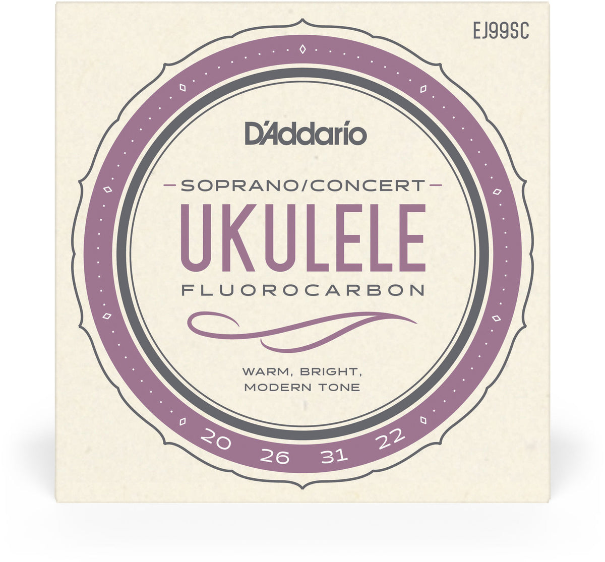 D'ADDARIO STRINGS FOR UKULELE EJ99SC PRO-ARTE CARBON SOPRANO / CONCERT