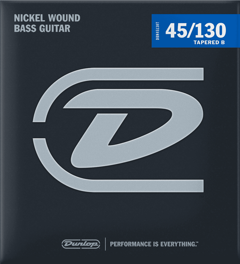 BASS STRINGS ROUND WIRE NICKEL NICKEL TAPERED SET 5 STRINGS 45-130