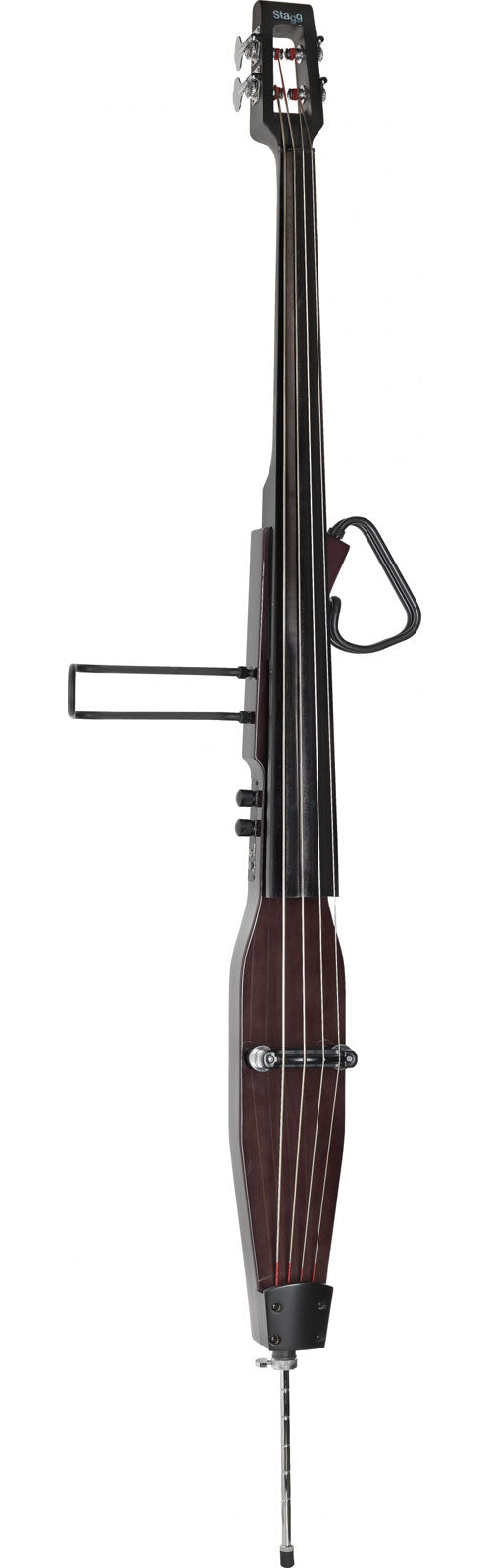 Stagg EDB-3/4 DBR 3/4 CONTREBASSE ELECTRIQUE EDB DBR BRUN FONCE LIVREE AVEC HOUSSE
