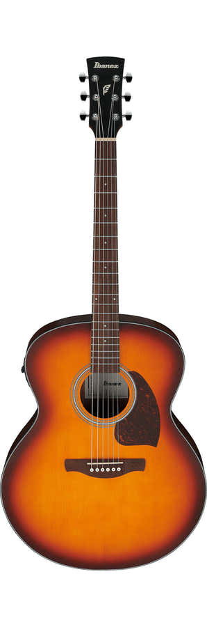 PJ50E-Oah Openporige vintage amber Sunburst top Openporige natuurlijke achterzijde en zijkanten