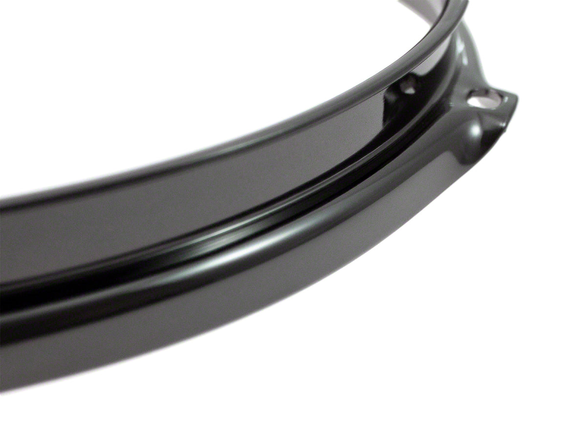 H23-14-8BK - 14" 8 HOLES BLACK 2.3MM SUPER TRIPLE FLANGE DRUM HOOP