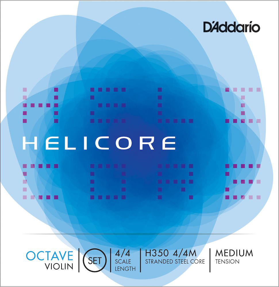 D'ADDARIO SET OF STRINGS FOR VIOLIN 4/4 HELICORE OCTAVE TENSION MEDIUM