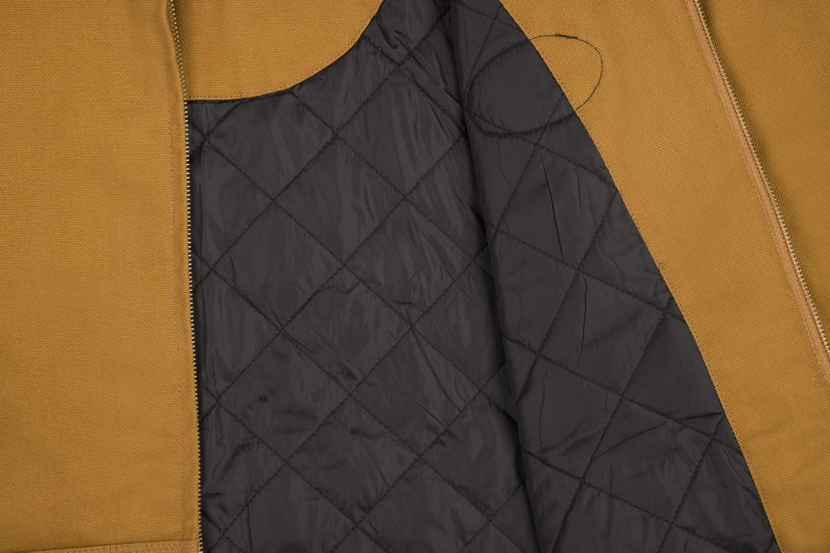 "M" Functioneel canvasjack Sadelbruin