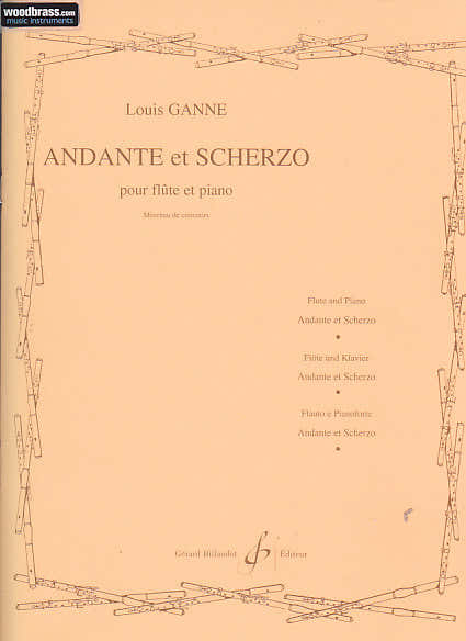 Ganne Louis - Ande Et Scherzo - Flute Piano