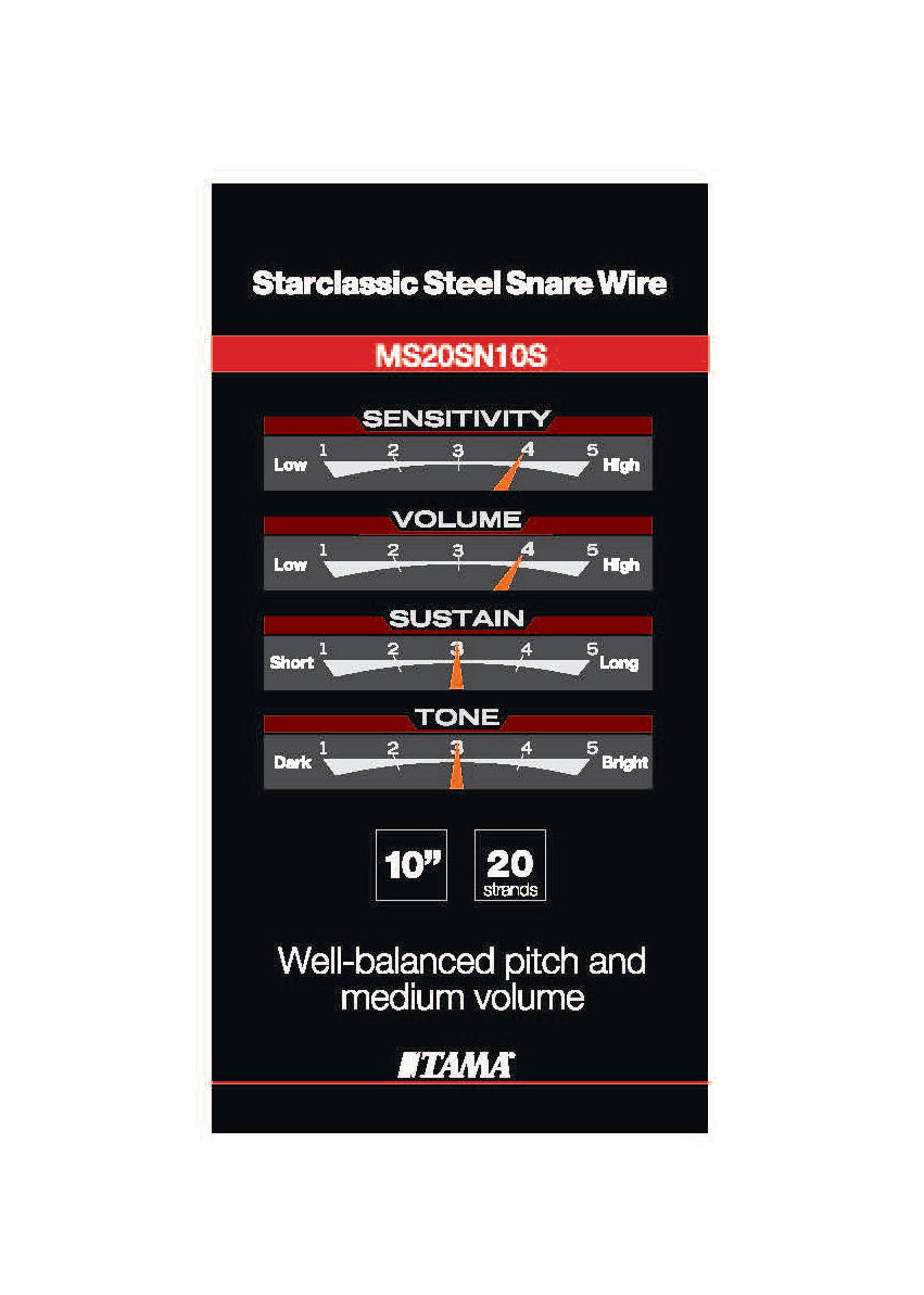 STEEL SNARE WIRE 10"