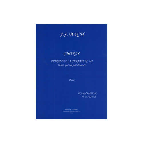 Bach - Choral: Jésus Que Ma JOIE-po - Piano