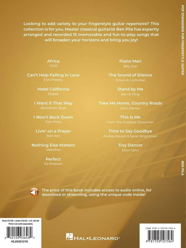Pop Standards for Fingerstyle Guitar